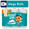 Angel Soft 2-Ply Toilet Paper, 9 Mega Rolls