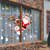 Christmas Wall Window Stickers Marry Christmas Decoration For Home 2024 Christmas Ornaments Xmas Navidad Gift New Year 2025