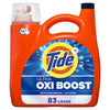Tide Ultra Oxi Boost Laundry Detergent Liquid, Stain Removing, 117 fl oz, 83 Loads