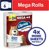 Charmin Ultra Strong Toilet Paper 6 Mega Rolls, 220 Sheets Per Roll