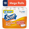 Scott ComfortPlus Toilet Paper, 18 Mega Rolls