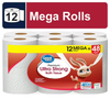 Great Value Ultra Strong 2-Ply Toilet Paper, 12 Mega Rolls, Compare to Charmin® Ultra Strong™